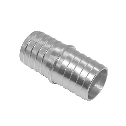 3/4" Aluminum Hose Barb Splice Coupler Repair Fitting (1 Pcs) - size: 3/4"x3/4"