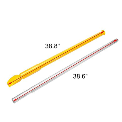 BLACKHORSE-RACING Heavy Duty Tire Bead Breaker Slide Hammer Impact for Car Truck Trailer Portable Tire Changing Sliding Hammer Yellow