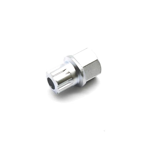 TEMO 52/7Pt Anti-Theft Wheel Lock Lug Nut Removal Socket Key for Vw Audi - size: 52/7PT