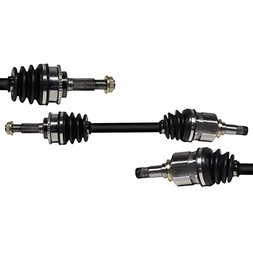 Pair (2) Front CV Axle Shaft Assembly Compatible with 1992-1998 Toyota Paseo/ 1987-1998 Toyota Tercel 1.5L L4 Front Left and Right CV Joint Shaft NCV69523 NCV69526 - size: B2CV054-N