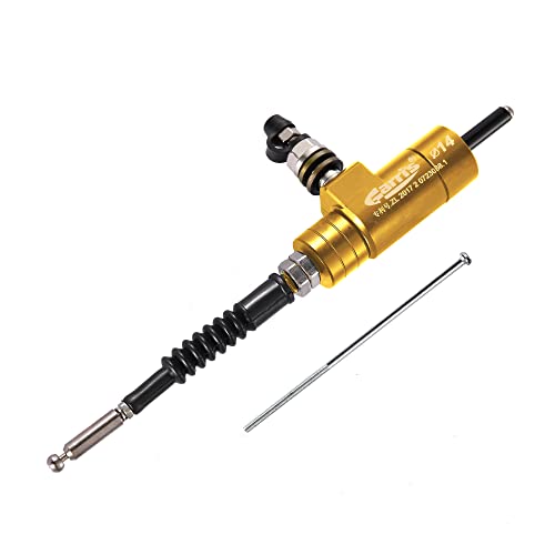 WOOSTAR M8 x 1.25mm Motorcycle Hydraulic Clutch Master Cylinder Rod Brake Pump Replacement for Dirt Pit Bike ATV 4 Wheeler Quad Scooter Gold - color: Gold
