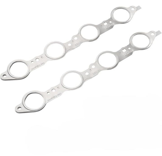 CAE – MLS Exhaust Gasket Set Compatible with LS Engines Fits LS1 LS2 LS3 LS6 (Plus Many More) 4.8L 5.3L 5.7L 6.0L 6.2L Replaces GM 12617944 Manifold Header Gaskets for LS Swaps | No Bolts Included - size: MLS Exhaust Gasket Set