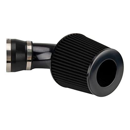 KAX 3" Cold Air Intake Kit for 1999-2000 BMW 323i - color: Black, size: 2001-2005 BMW 325i