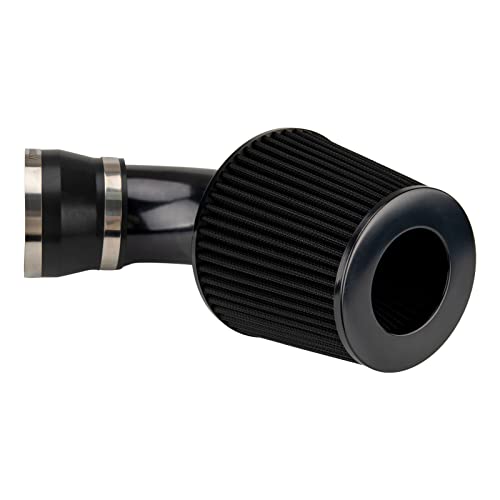 KAX 3" Cold Air Intake Kit for 1999-2000 BMW 323i - color: Black, size: 2001-2005 BMW 325i
