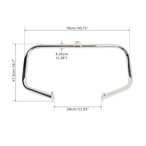 TCMT Engine Guard Highway Crash Bar Fits for Harley 1997-2008 Touring - color: Chrome, size: Fit For 1997-2008 Touring