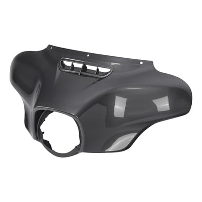 HR3 Gauntlet Gray Metallic Batwing Outer Fairing Body + Vent Trim Compatible with 2021 Street Glide Special FLHXS Ultra Limited FLHTK - color: Gauntlet Gray Metallic