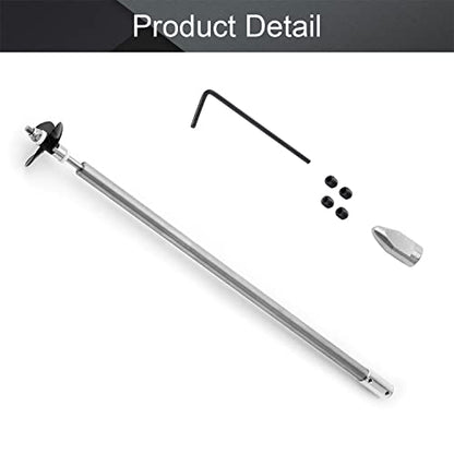 Fielect Drive Shaft w Propeller and Universal Joint for RC Boat, L300mm Shaft, L250mm Sleeve, D36mm Propeller, Fit for 4mm Motor Shaft - color: 4.00mm 30cm 25cm