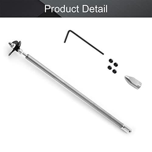 Fielect Drive Shaft w Propeller and Universal Joint for RC Boat, L300mm Shaft, L250mm Sleeve, D36mm Propeller, Fit for 5mm Motor Shaft - color: 5.00mm 30cm 25cm