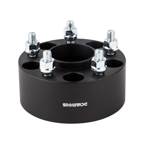 2pc Forged 5x4.75 Hubcentric Wheel Spacers 3 Inch Thick with M12x1.5 Studs - size: 3 Inch-2 PCS