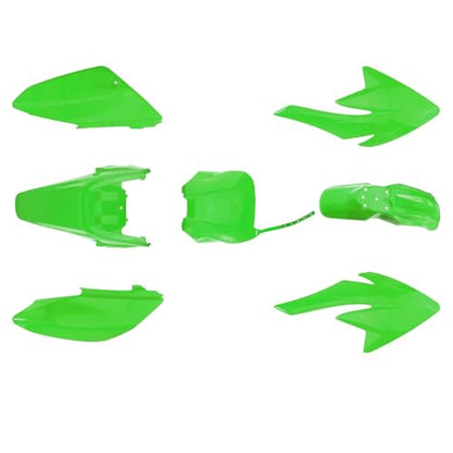 PRO BAT 7PCs Plastic Front And Rear Fenders Side Panels Tank Shrouds