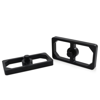 0.5 Inch Universal Billet Aluminum Leaf Spring Lowering Block Kit - size: 0.5 Inch
