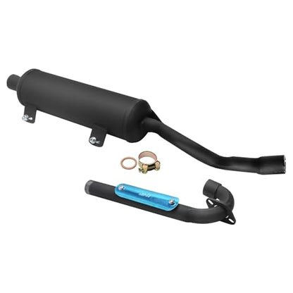 38mm Exhaust Muffler Pipe for 150cc-250cc Vertical Engine ATV Quad Buggy – 1.5 Inch Slip-On Silencer for 200cc 250cc Dirt Bike Go Kart TaoTao Coolster SSR