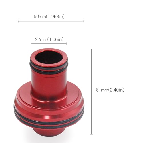 Billet Accumulator Piston Kit 22841-04K for Chrysler 42RE - color: Red