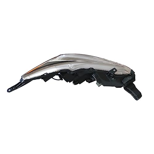 PartsFlow Halogen Headlight HeadLamp Assembly Black Interior For 2015 2016 2017 Subaru Legacy Outback Left Side - color: Black & Silver Interior Left Side