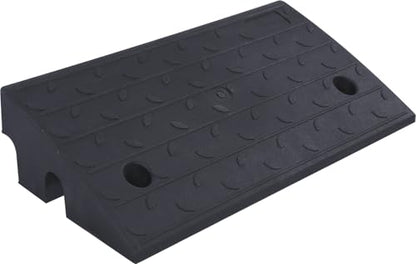 4 Pack 4" inch Rise Driveway Curb Ramps, 17"(L) x 9"(W) x 4"(H) Loading Ramps for Car, Pickup, Motorcycle, Truck, Heavy-Duty Rubber Kerb Ramps 6000 LBS Load Capacity (4" Rise - 4Pack) - size: 4" Rise - 4Pack