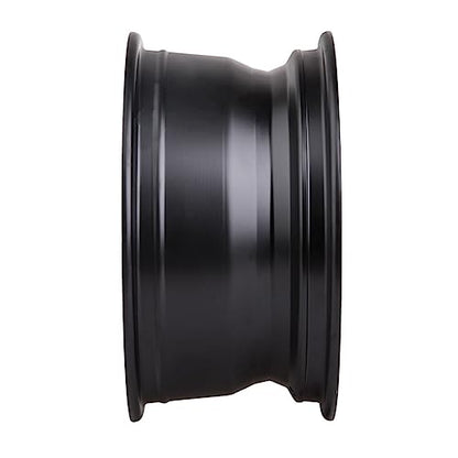 (2 Pack) 4/137 Tusk Cascade Wheel 12x7 5.0 + 2.0 Matte Black For Kawasaki MULE 610 4x4 2005-2009,2011-2016