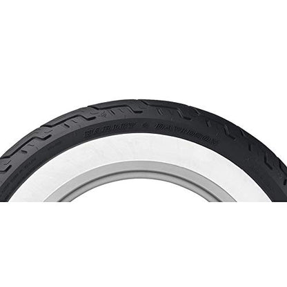 Dunlop D402 Rear Motorcycle Tire MU85B-16 (77H) Wide White Wall Compatible With Harley-Davidson Electra-Glide Ultra Classic FLHT/C/U/I 2004-2008