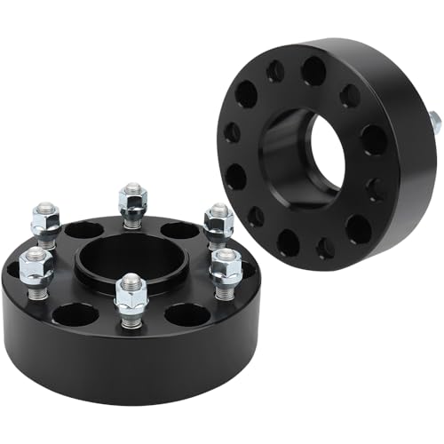 IRONTEK 6x139.7mm Wheel Spacers 2" Real Forged Spacers with 77.8mm Hub Bore M12x1.25 Studs Compatible for Infiniti 2004-2010 QX56, for Nissan 2005-2015 Armada/ 2004-2020 Titan 6x5.5in to 6x5.5in 2PCS - color: 6x5.5 inch-2 inch-2PCS