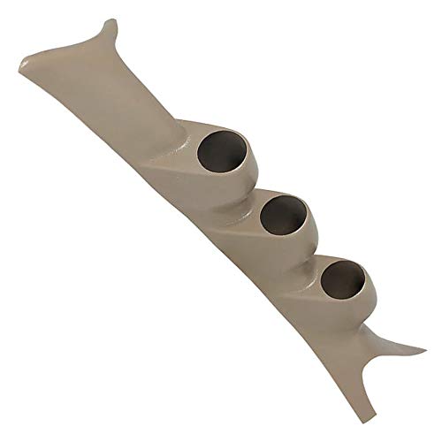 GlowShift Tan Triple Pillar Gauge Pod Fits Ford Super Duty 1999-2007