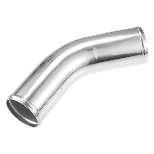 ACROPIX 76mm 3" OD 4" 100mm Leg Length Universal Car Aluminum Alloy Tube Intercooler Pipe 45 Degree Bend Elbow Air Intake Joiners Tubing - Pack of 1 - size: OD 3"