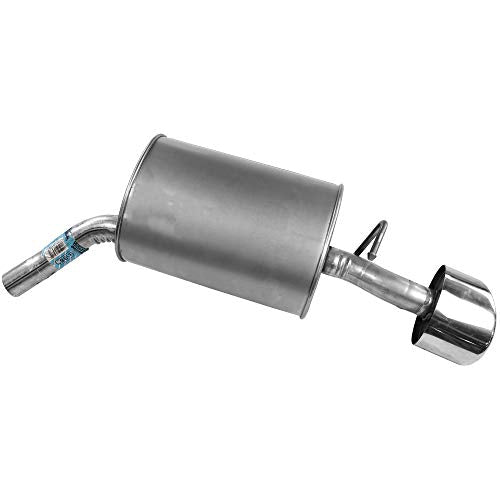 Walker Quiet-Flow SS 53981 Direct Fit Exhaust Muffler Assembly 2" Inlet (OD) 5.875" Outlet (OD) for Kia Optima