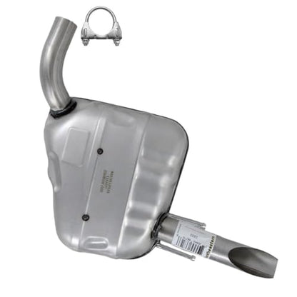 Exhaust Passenger Side Muffler Compatible with Honda Civic 2016-2021 1.5L | Stainless Steel | Northeastern Exhaust | Includes Clamp | Direct-Fit Replacement