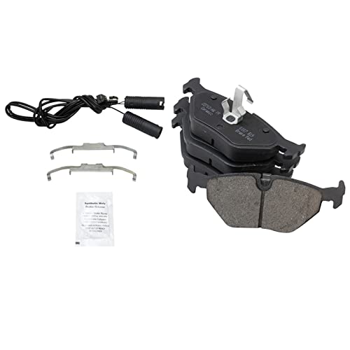 TRQ Front and Rear Brake Pad and Rotor Set Ceramic Vented Solid Rotors - style: BKA11214