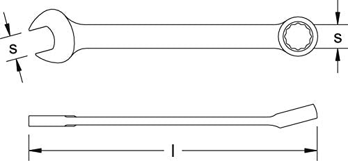 CS Unitec EX206-100UA Non-Sparking Aluminum Bronze (Albr) 1-1/8 in Standard Combination Wrench - size: 1-1/8"
