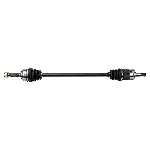 TRQ Rear Passenger Side CV Axle Shaft Assembly Neoprene Boots - style: CSA32581