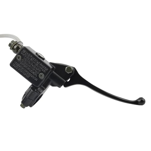 Front Disc Hydraulic Brake Master Cylinder Caliper Assembly with Brake Pad Replacement for RFZ SDG SSR Taotao Apollo 50cc 70cc 90cc 110cc 125cc Pit Dirt Bik ATV Quad Chinese Bike Parts