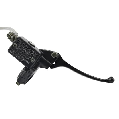 Front Disc Hydraulic Brake Master Cylinder Caliper Assembly with Brake Pad Replacement for RFZ SDG SSR Taotao Apollo 50cc 70cc 90cc 110cc 125cc Pit Dirt Bik ATV Quad Chinese Bike Parts