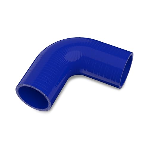 Endure 90 Degree Silicone Elbow Intake Hose 4-Ply, 2"(51mm) - Blue - color: Blue, size: ID - 2Inch(51mm)