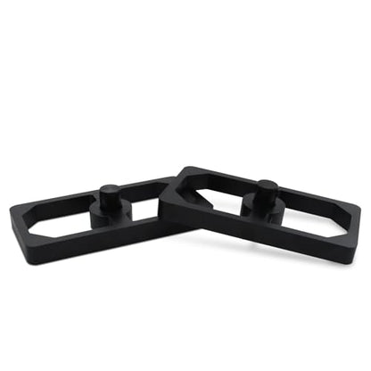 0.5 Inch Universal Billet Aluminum Leaf Spring Lowering Block Kit - size: 0.5 Inch