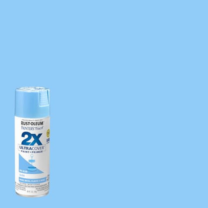 Rust-Oleum Painter's Touch 2X Ultra Cover Spray Paint, Gloss Spa Blue - color: Gloss Spa Blue, size: 12 Ounce (Pack of 2)