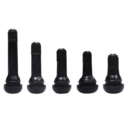 5 pcs of 5 Kinds Tire Valve Stems Snap-in Rubber Tubeless TR412 TR413 TR414 TR415 TR418 for 0.453"(11.5mm) Rim Holes Standard Replacement for Cars Trucks Automotives Total 25 pcs