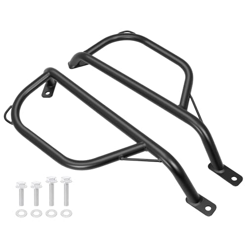 Black Highway Side Crashbars Rear Protectors