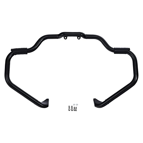 TCT-MOTORPARTS Mustache Engine Guard Highway Crash Bar Fit for Springfield Dark Horse 2016-2025 Roadmaster Classic 17-18 Chieftain Classic Springfield Limited - color: Black Crash Bar