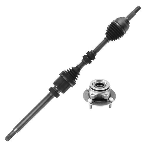 Detroit Axle - 2pc Front Right CV Axle Kit for 2007-2012 Nissan Versa - size: 2WX471380/Pair