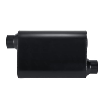 3 Muffler 40 Series Dual Chamber 3" Universal Performance Muffler 3 inch Exhaust,Aggressive Deep Sound,Black(3" offset in/offset out/overall 18") - size: 3" offset in | 3" offset out | overall 18", style: OFF in | OFFout