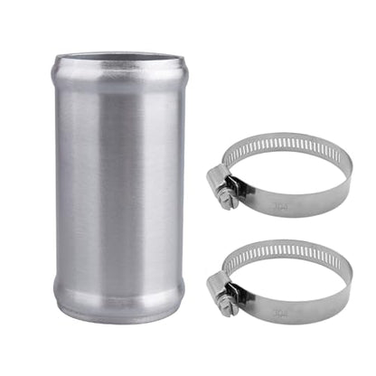 AC PERFORMANCE OD 2" Aluminum Tube Hose Joiner with Clamps - size: 2" (51mm)