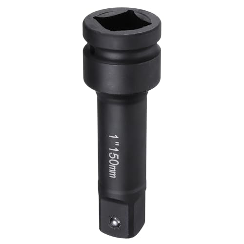 HARFINGTON Socket Extension Bar 1" Drive 6" Long CR-V Steel - size: 1" Square Drive 6" Long
