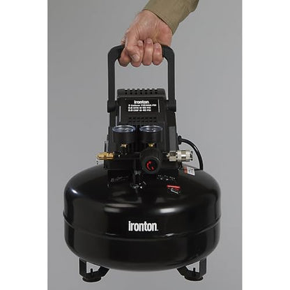 Ironton Air Compressor, 3-Gallon, 0.3 HP, 110 PSI, Oil-Free
