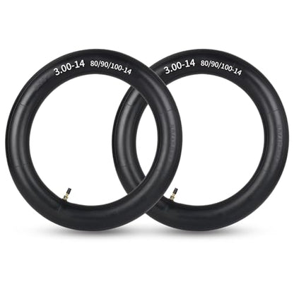 GICOOL 3.00-14" (90/100-14) Dirt Bike Inner Tubes, TR4 Valve Stem - size: 3.00-14