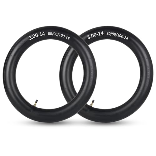 GICOOL 3.00-14" (90/100-14) Dirt Bike Inner Tubes, TR4 Valve Stem - size: 3.00-14