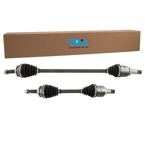 TRQ Front Driver Side and Passenger Side CV Axle Assembly Set 2 Piece - style: CSA70775