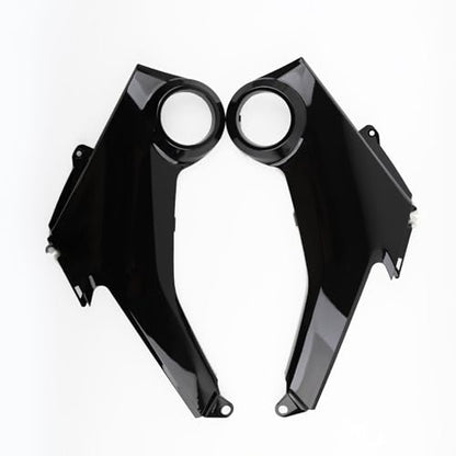 Mokuo Motorcycle Black Middle Side Cover Fit for Honda Grom Msx125 SF 2013-2016 Fairings Kit Parts - size: Black, style: Middle Side Cover