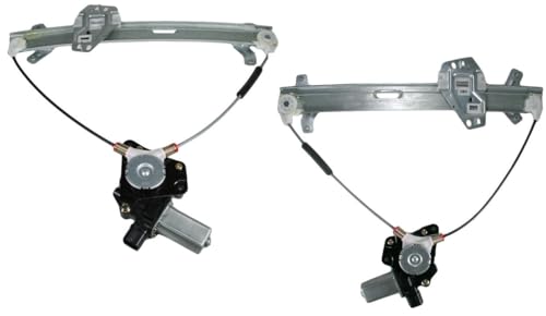 TRQ Driver & Passenger Side Power Power Window Regulator & Motor Assembly - style: WRA50285