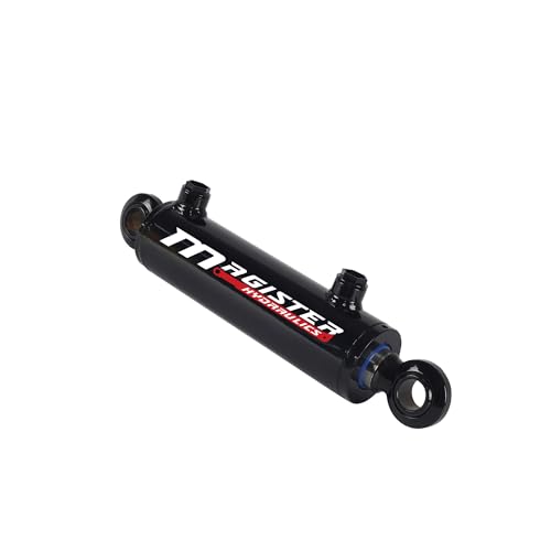 Swivel Ball Welded Hydraulic Cylinder - 2.5" Bore × 8" Stroke × 1.5" Rod Swivel Eye Hydraulic Ram - Double Acting Hydraulic Piston 3000 PSI - color: 2.5" Bore, size: 8" Stroke