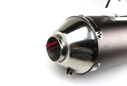 STONEMEN Full Exhaust Muffler System Slip On For CRF150F CRF230F 2003-2013 Titanium