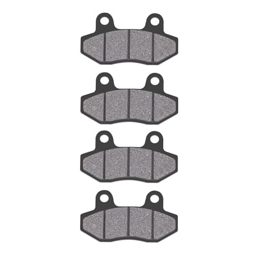 Front Rear Brake Pads for Gy6 49cc 50cc 125cc 150cc 200cc 250cc Go kart ATV Dirt Bike Pit Comet GT125 GT250 GT650 Naked GT650R GT650S GT250 GT250R GT650 R S X GV650 Aquilla YB 125 150 250(2pcs) - size: 2 Pairs